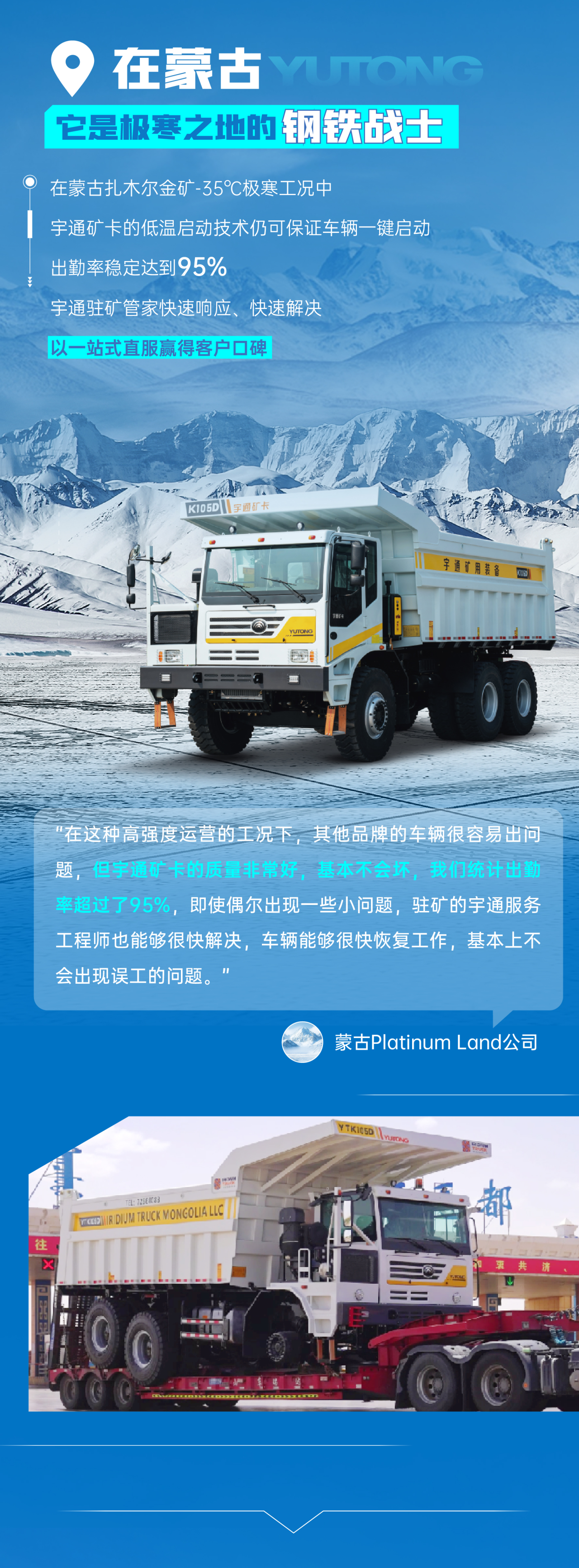 宇通礦卡出海記 | 征戰世界礦山，定義高效未來