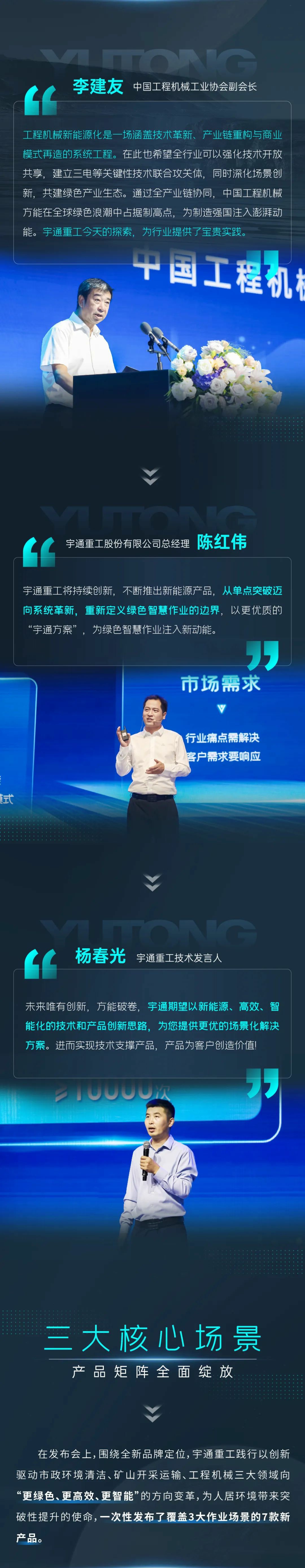 宇通重工品牌煥新而來，新能源設備全新發布，定義“智慧作業”!