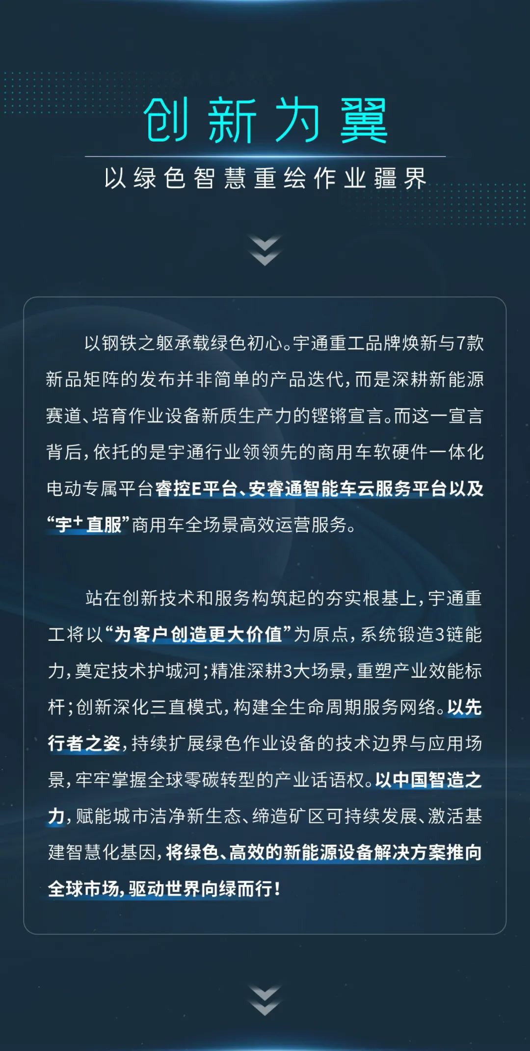 宇通重工品牌煥新而來，新能源設備全新發布，定義“智慧作業”!